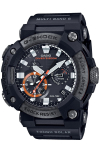 Casio FROGMAN Bluetooth p&auml;ikeseenergial t&ouml;&ouml;tav k&auml;ekell s&uuml;sinikkiust s&uuml;damikuga, must, G-Shock raadio teel juhitav GWF-A1000XC-1AJF meestele oranž