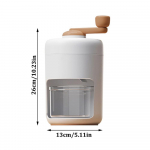 Raseeritud j&auml;&auml;masin koduse j&auml;&auml;pardli jaoks, k&auml;siv&auml;ndaga v&auml;ndaga l&ouml;rtsimismasin, lumekoonuste jaoks m&otilde;eldud j&auml;&auml;purusti, mis sobib ideaalselt v&auml;ljas pikniku jaoks elevandiluuvalge