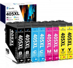 Cartouche d'encre - Vintella - 405XL - Compatible Epson - 8 cartouches - Haut rendement