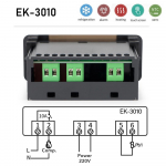 EK-3020 Digitaalne temperatuuriregulaator H&uuml;gromeeter Termostaat Kaks releev&auml;ljundit 220V Inkubaatori K&uuml;ttekeha Jahuti jaoks Sondiga