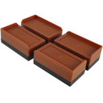 4tk M&ouml;&ouml;bel Voodi jalapadjad Laud K&otilde;rgendus Kummist padi Raske Diivanvoodi jalad P&otilde;randakaitse Libisemisvastased vaigistavad matid