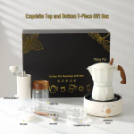 Shangqi Moka Pot Kohvimasin Kinkekomplekt