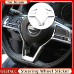 Auto roolipaneeli nupu katte trimmi kleebis Nissan Xtrail T32 Rogue Note Qashqai J11 Versa Juke Micra Kicks Leaf jaoks 2Pcs