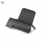 For Hyundai Solaris Verna 2010-2016 i20 2009-2015 Accent 2012-2017 Hand Braid Car Steering Wheel Cover Protection Leather Trim must