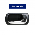 Auto siseuks k&auml;epide Must kroom Honda Civic sedaanile 2001 2002 2003 2004 2005 Auto Front Left Door