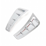 For Hyundai Sonata   ABS BLACK Car Front Bumper Fender Side Air Vent Cover Trim exterior accessories ABS chrome