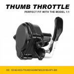 Fit Honda TRX400ex Thumb Throttle TRX450r trx 450r 300ex 400ex BLACK 250r NEW US