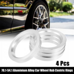 4pc OD 701mm to ID 541mm Aluminum Alloy Car Hub Centric Rings Wheel Spacer