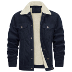 Meeste Sametjakid Vintage Fliisist Tuulejakk Paksud Soojad Talvejoped Mitme Taskuga Vabaaja Denimjakk M black