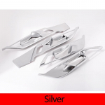 For BMW X2 F47 2018 Carbon Fiber ABS Interior Door Bowl Cover Trim For BMW X1 f48 2016- Car Accessories 4pcs h&otilde;be