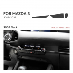Premium Suede trument Air Outlet Panel Sticker For Mazda 3 BP   2024 2025 Mazda3 Axela LHD RHD Black LHD