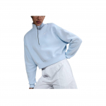 Nike Sportswear Phoenix Fliis Pehme Mugav Lihtne Mitmek&uuml;lgne &Uuml;hev&auml;rviline Huppar Naiste topid Sinine Beež DQ5767-423 XS