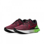 Nike React Infinity Run Flyknit 3 Siren Red Green Strike Meeste DH5392-003 EU 44.5 roheline/must