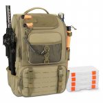 Laos olev v&auml;litingimustes kalastus seljakott: Kokkupandav, Multifunktsionaalne, Suure mahutavusega Brown