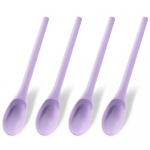 4tk Silikoonlusikas K&ouml;&ouml;k Toiduvalmistamine Integreeritud lusikas toidu segamiseks Restoranid Hotellid S&ouml;&ouml;giriistad Lauan&otilde;ud K&ouml;&ouml;gitarvikud