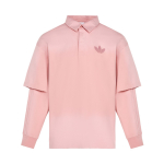 Adidas Originals FW25 2-&uuml;hes pikkade varrukatega kootud lai polo s&auml;rk meestele pealisr&otilde;ivad KR5054 M
