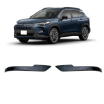 For Toyota Corolla Cross 2025 2026 Exterior ABS chrome carbonfiber Side Door Rearview Mirror Cover an-ti Strip Accessories ABS carbonfiber A black