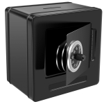 Rahaautomaat kombineeritud lukuga turvaline metallist notsupank karp hoiustamiseks ATM sularaha m&uuml;ndid s&auml;&auml;stukarp s&uuml;nnip&auml;evam&auml;nguasi kingitus must