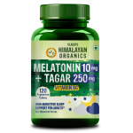 Vlado's Himalayan Organics Melatoniin 10 mg UneTabletid Tagari ja B6-vitamiiniga Ei Tekita S&otilde;ltuvust Une Toetamiseks 120 Tabletti