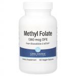 Lake Avenue Nutrition, Met&uuml;&uuml;lfoolhape, 800 mcg, 120 taimset kapslit