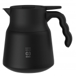 HARIO V60 Isoleeritud roostevabast terasest serveerimiskann PLUS 800ml Must 800, Mahutavus, (VHSN-80-B) must