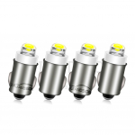 Ruiandsion BA7S Armatuurlaua Valgusti LED Pirn 12V Soe Valge Instrument 12V 4 pieces valge