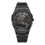 Volitatud edasim&uuml;&uuml;ja D1 Milano kell UTBJ31 &Uuml;li&otilde;huke Must DLC 40mm Roostevabast terasest rihm [D1 MILANO] Meeste [&Uuml;LI&Otilde;HUKESED]