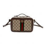Gucci Ophidia Double G logo t&otilde;mblukuga kinnitus L&otilde;uend ja nahk Crossbody &otilde;lakott V&auml;ikesed meeste kotid Beež Eebenipuu 739392-96IWT-8745 Basic Set (Bag+Dust Bag)