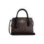 Coach Andrea Carryall 22 Suure Mahutavusega Klassikaline Monogrammiga Kaetud L&otilde;uend Gladus Nahast T&otilde;mblukuga Kott Ostukott &Otilde;lakott K&auml;ekott V&auml;ike CP083-IMAA8 Basic Set (Bag+Dust Bag)
