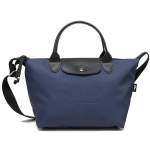 Longchamp Le Pliage Energy 25 Kl&otilde;psuga T&otilde;mblukuga Sulgemine L&uuml;hikesed K&auml;epidemed Taaskasutatud Pol&uuml;amiidist L&otilde;uend Nahast &Otilde;la Crossbody T&otilde;stekott V&auml;ike 1512HSR006 Old Version-Non-Detachable Shoulder Strap