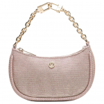 Lululemon City Essentials Br&auml;ndi logo Metallkiudude segu Pol&uuml;ester V&auml;ike kandekott Naiste kotid Roosa-&Scaron;ampanjakuld LW9FW1S-074868 Pink & Champagne & Gold