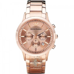 Emporio Armani Renato AR2452 meeste k&auml;ekell roosakuldne roosa kuldne v&auml;rv