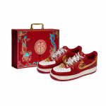 Nike Air Force 1 Skateboard Shoes Unisex Low top White/Gold FN7439-133(Team80-S-BOX) 41