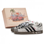 Adidas VL COURT 2.0 Lively Island, Box, Gray Night Abrasion Resistant Low top Skateboard Shoes Unisex Tan HQ1802(Team799-S-BOX) 35⅔