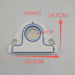 Maskeerimislindi aplikaator ja 25 mm lai valge kleebiserull Kattev v&auml;rviteip Dosaator L&otilde;ikur Liistudele Akna Ukse Raamile