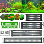 30/40/60/90cm Pikendatav Veekindel Klambriga Lamp 40-130CM Akvaariumi jaoks Super&otilde;hukesed LED-id Akvaariumi Valgustus Veealuste Taimede Valgus 40cm 45led