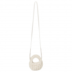 COS Tepitud Moodne Pol&uuml;ester Mini &Otilde;la Crossbody Kott Naiste kotid Beež 1244108002 Beige,Mini