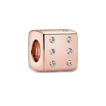 Pandora roosakuldne l&auml;ikiv t&auml;ringu v&otilde;lu Unisex v&otilde;lu 781269C01 Rose Gold