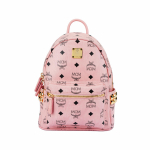 MCM roosa Visetos monogrammiga minir&auml;nnakott kuldsete naelakujuliste detailidega igap&auml;evaseks ja t&auml;navastiiliks Basic Set (Bag+Dust Bag)