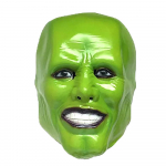 Film Mask Cosplay Kost&uuml;&uuml;m Jim Carrey Cosplay Kollane &Uuml;likond Meeste Peokleit M&uuml;ts Halloweeni Joker Kloun Rekvisiit Riietus Kost&uuml;&uuml;m One Size