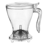 600 ml Pour Over kohvitilguti l&uuml;litiga, Teekann lahtise lehttee jaoks, K&auml;sikohvimasin, K&otilde;rgetemperatuurilised plastikkohvifiltrid