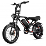 Ebike Cool S8 1000W Mootor 48V 17.5AH 20-tolline Lai Rehv Esi- ja Tagavedrustus T&auml;iskasvanute Ebike Elektriabiga Jalgratas (puldiga) 1000W 48 17.5AH must