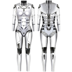 3D-prinditud Halloweeni soomusrobot Cosplay kombinesoon Children XL gray