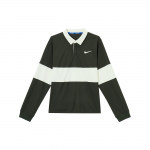 Nike Dri FIT ADVCourt Slam SS25 Tennise T-s&auml;rk Meeste Sekvoia Roheline/Hele Elevandiluu Valge/Valge IB8142-355 S
