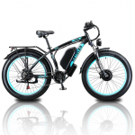 KETELES K800 E-jalgratas 2000W 48V23AH Aku H&uuml;drauliline Pidurdus Elektriline Jalgratas 21-k&auml;iguline 26-tolline Paksude Rehvidega Maastikuratas black blue 2000W 48V23AH