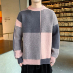 S&uuml;gis-talv Uus mood temperament, lapiline Korea kampsunid, meeste vabaaja vabad Y2K, &scaron;ikid meeste topid, kudumine, pullover, t&auml;navar&otilde;ivad M