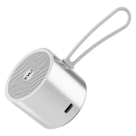 EWA A127 Metallist Bluetooth-k&otilde;lar V&auml;ike Kaasaskantav Terasest P&uuml;stol Raskemetall Juhtmevaba Bassik&otilde;lar V&auml;litingimustes Mini USB Bluetooth-k&otilde;lar A127-Sliver
