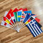 10 tk Euroopa 10 Riigi Lipp 14*21cm Hispaania Prantsusmaa Euroopa Riiklik K&auml;es lehvitav V&auml;ike Lipp Maailm Euroopa Riikide Dekoratsioon Lipp 14x21cm10pcs-1