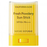 Nature Republic California Aloe v&auml;rske puuderjas p&auml;ikesekaitsepulk SPF50+ PA++++ Pikaajaline p&auml;ikesekaitsekreem 24g