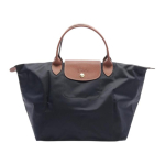 Longchamp Le Pliage Original Logotr&uuml;kiga Nailonist T&otilde;mblukuga Koti Keskmine Suurus Naistele Must L1623089001 Basic Set (Bag) gray